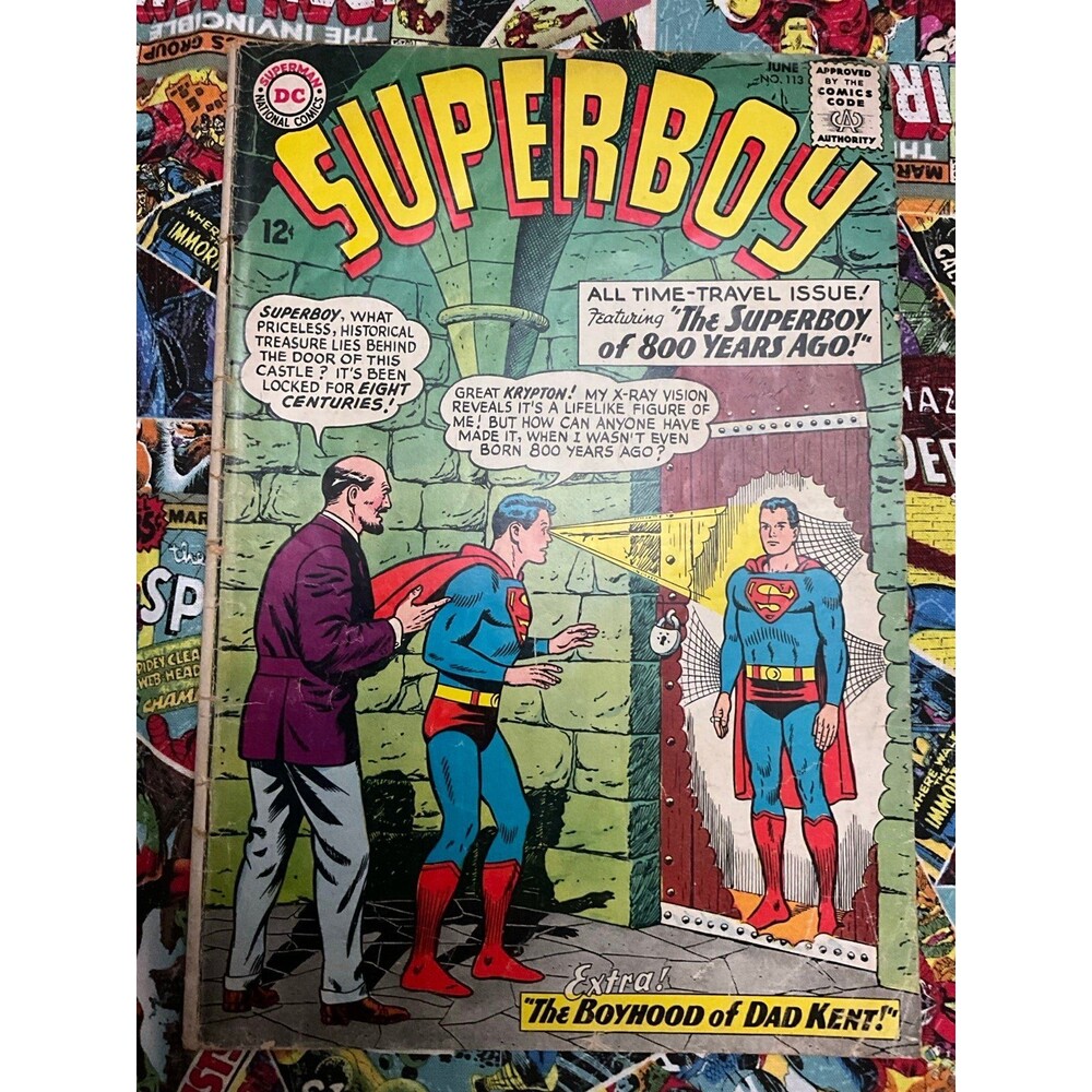 Superboy #113 - Vintage DC Comic – Well-Loved Reader Copy 1964